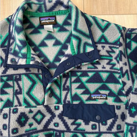 Patagonia Men's Synchilla Snap-T Fleece Pullover Men's Size Extra Small - Picture 3 of 7